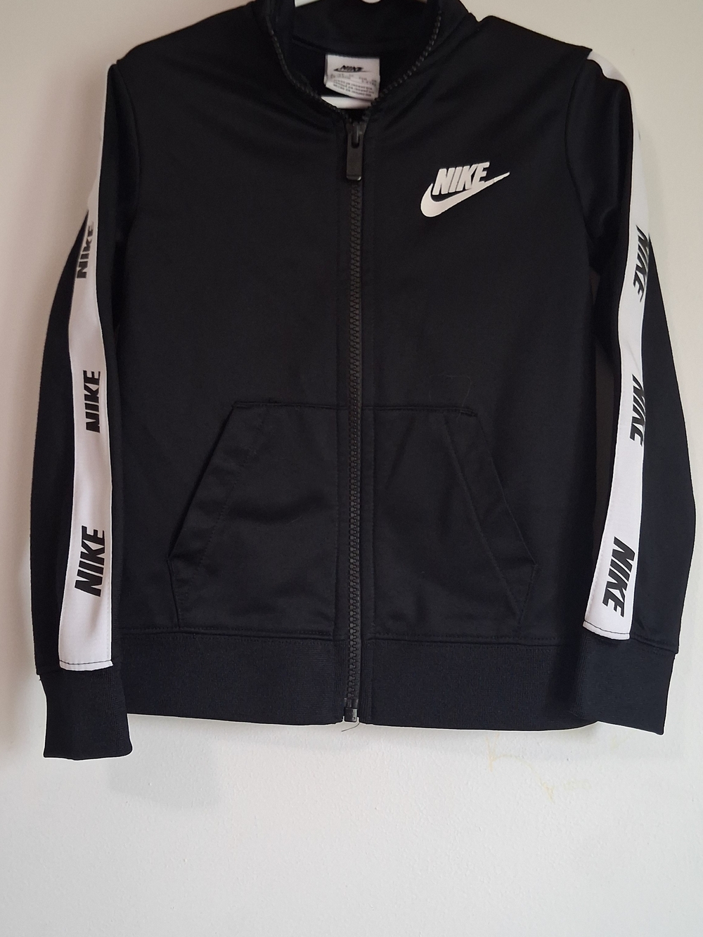 Nike Kids' Black Zip-Up Track Jacket